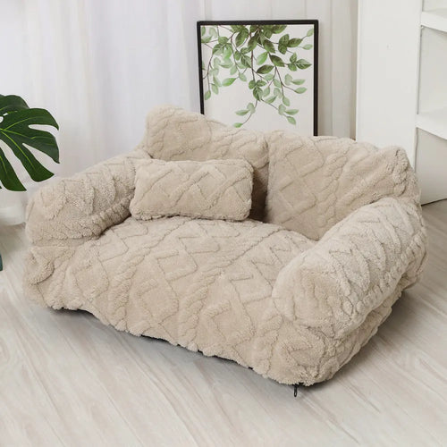 PawRelax™ Plush Bed 🐾 — Soft, Secure & Anxiety-Reducing CJDropshipping