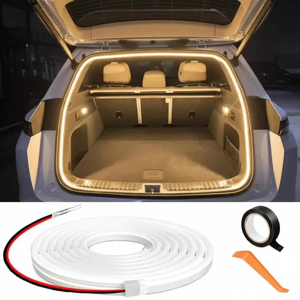 Automatic LED Car Trunk Light Strip for Cargo Area Lighting LUMERIS Store