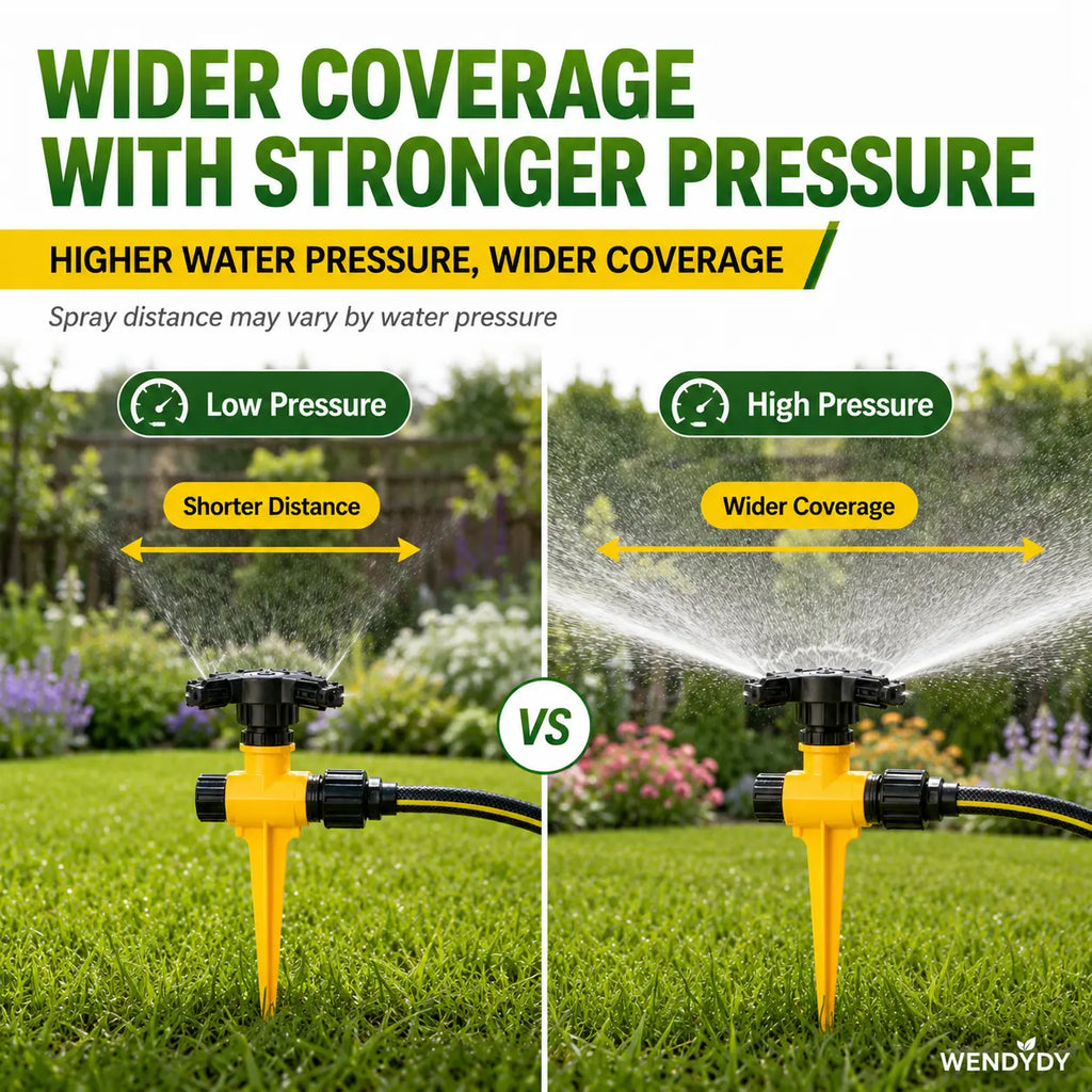 🏡BUY 1 GET 1 FREE✨360° Rotation Auto Irrigation System Garden Lawn Sprinkler Patio Kiivora