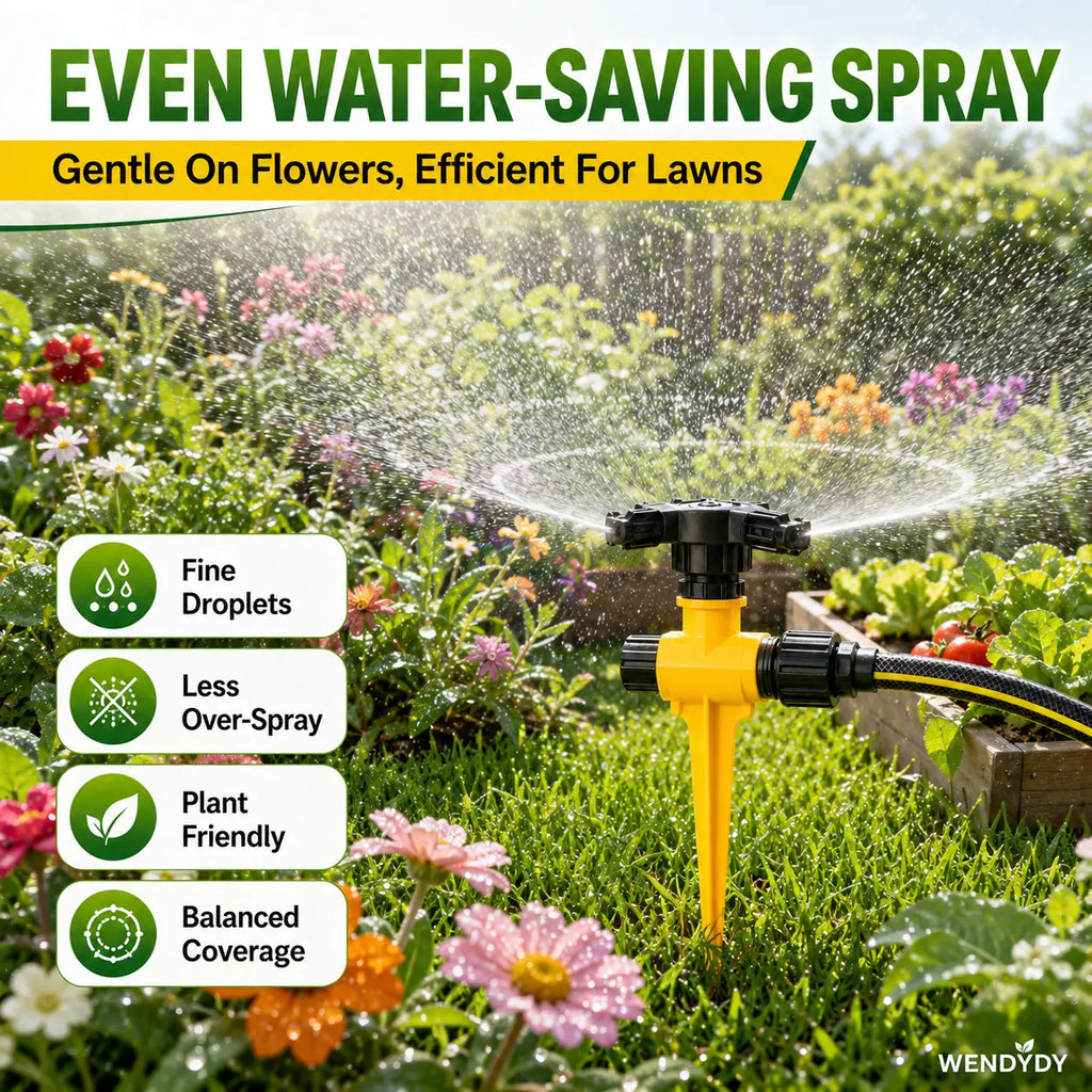 🏡BUY 1 GET 1 FREE✨360° Rotation Auto Irrigation System Garden Lawn Sprinkler Patio Kiivora