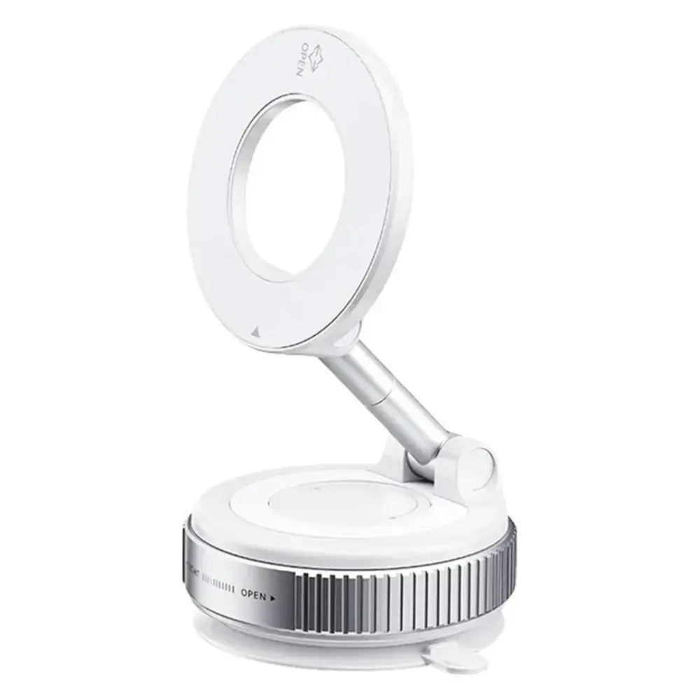Strong Magnetic Car Phone Holder Foldable Magsafe Design 360° Adjustable Vacuum Mount for Car/Desk/Bathroom/Universal Use Metal BLAZEFL Store