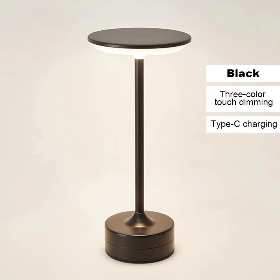 Touch LED Table Lamp – USB Rechargeable Portable Night Light for Bedroom, Hotel, Reading Shop1105024050 Store