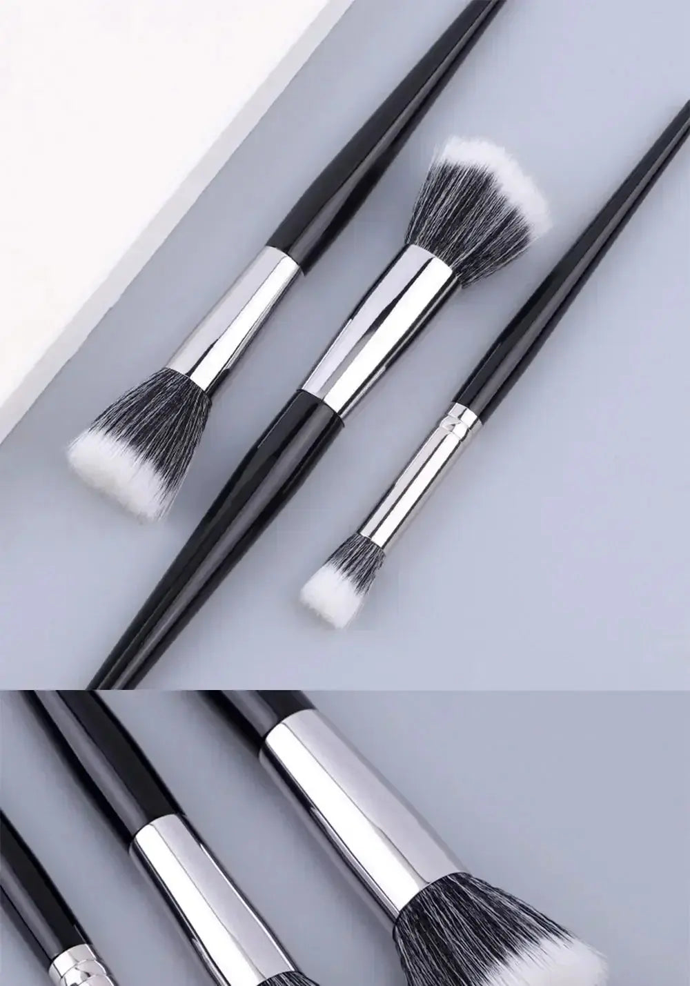 Pointillator brush Blush brush Pure wool flat head Cangzhou makeup brush Soft bristle wooden handle Beauty tool SASA Makeup Store