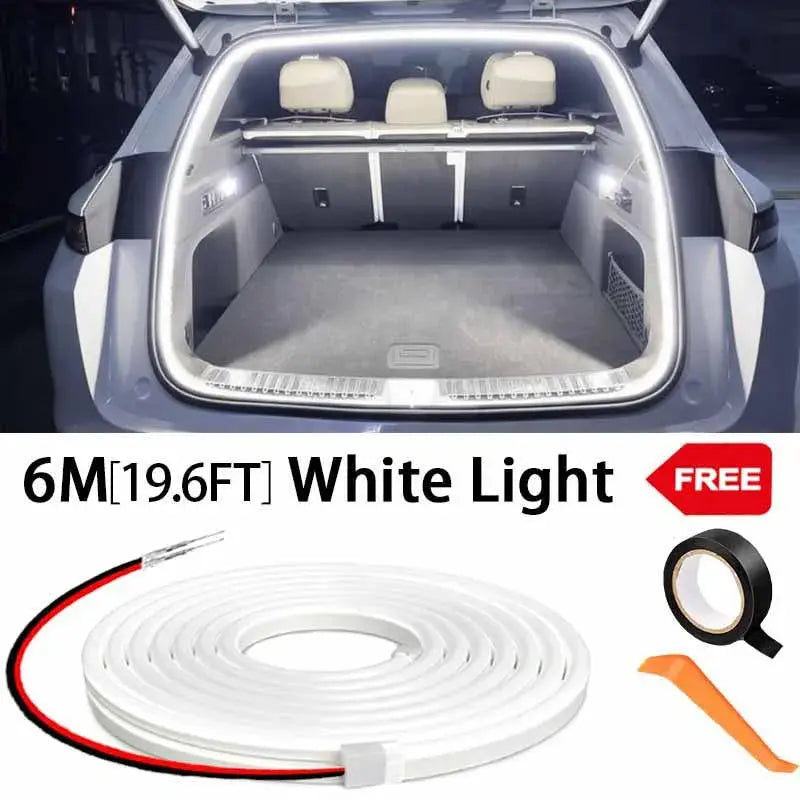 Automatic LED Car Trunk Light Strip for Cargo Area Lighting LUMERIS Store