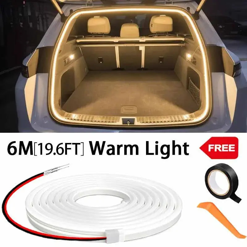 Automatic LED Car Trunk Light Strip for Cargo Area Lighting LUMERIS Store