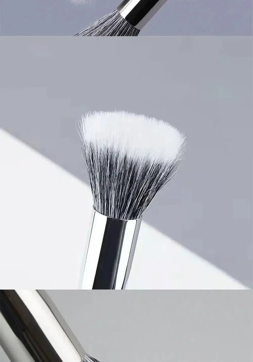 Pointillator brush Blush brush Pure wool flat head Cangzhou makeup brush Soft bristle wooden handle Beauty tool SASA Makeup Store