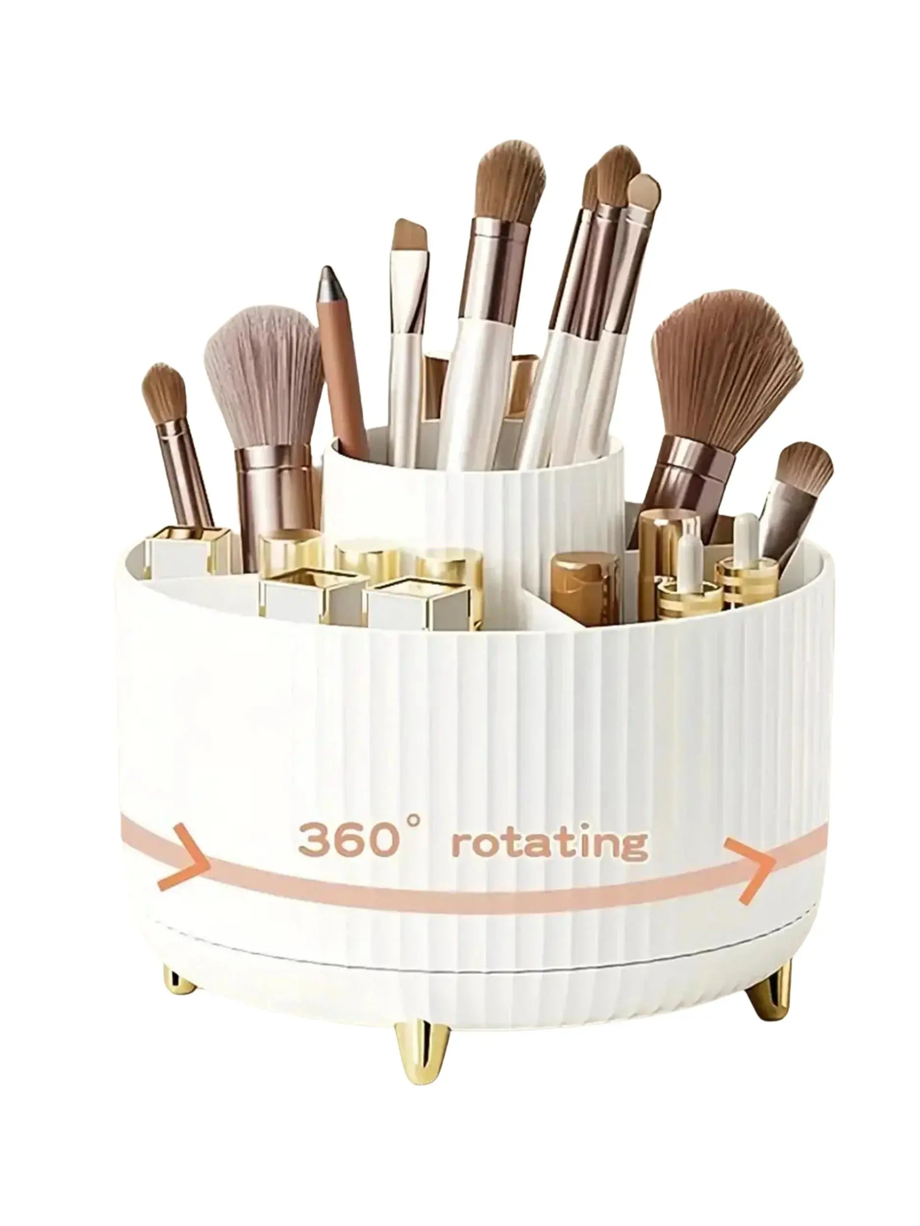 360° Rotating Makeup Organizer | Vanity & Desk Storage | Aesthetic Cosmetic Holder 123112233 Store
