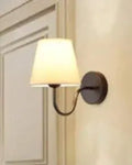 Modern Fabric Wall Sconce for Bedroom, Living Room & Hallway Good Morning Friends Store