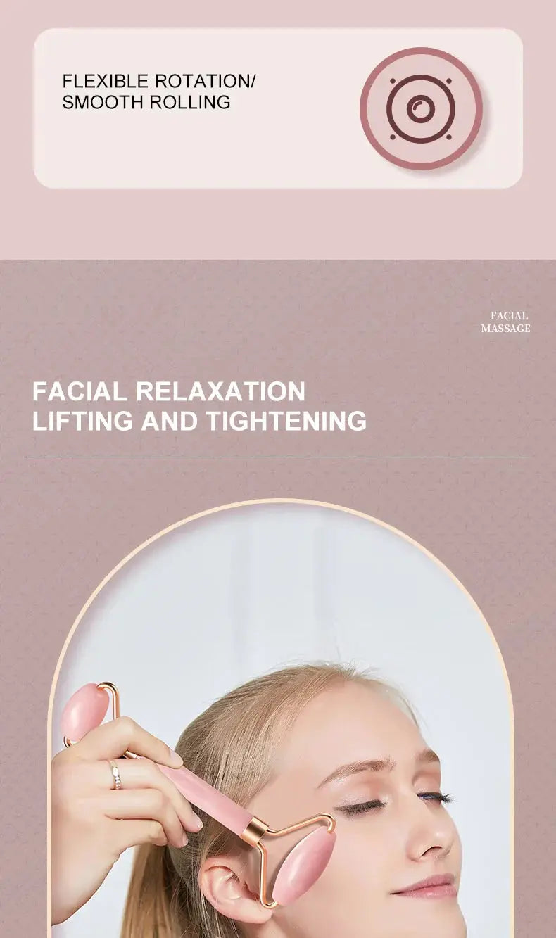 Resin Facial Massage Roller for Face,Neck,Eyes Stone's Store
