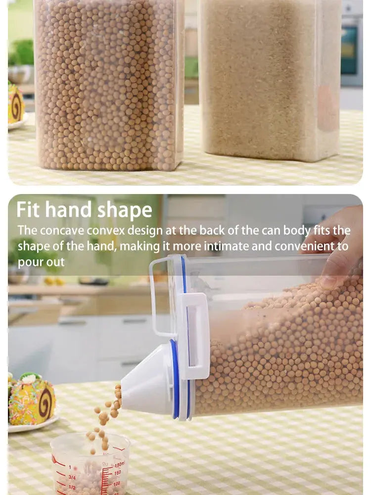 Airtight Pet Food Storage Container – Large-Capacity Kibble Bin Pet Lovely Life Store