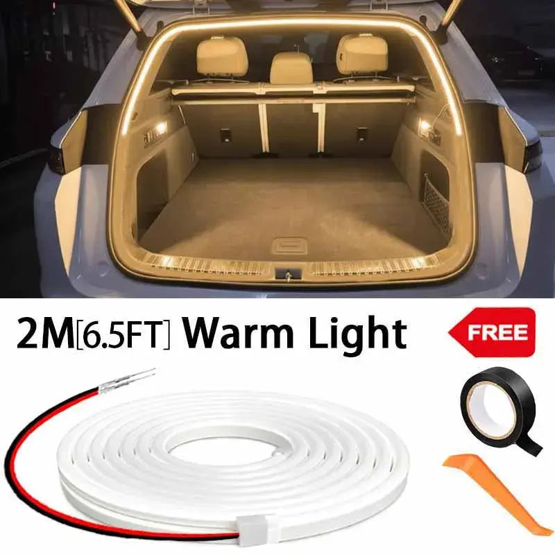 Automatic LED Car Trunk Light Strip for Cargo Area Lighting LUMERIS Store