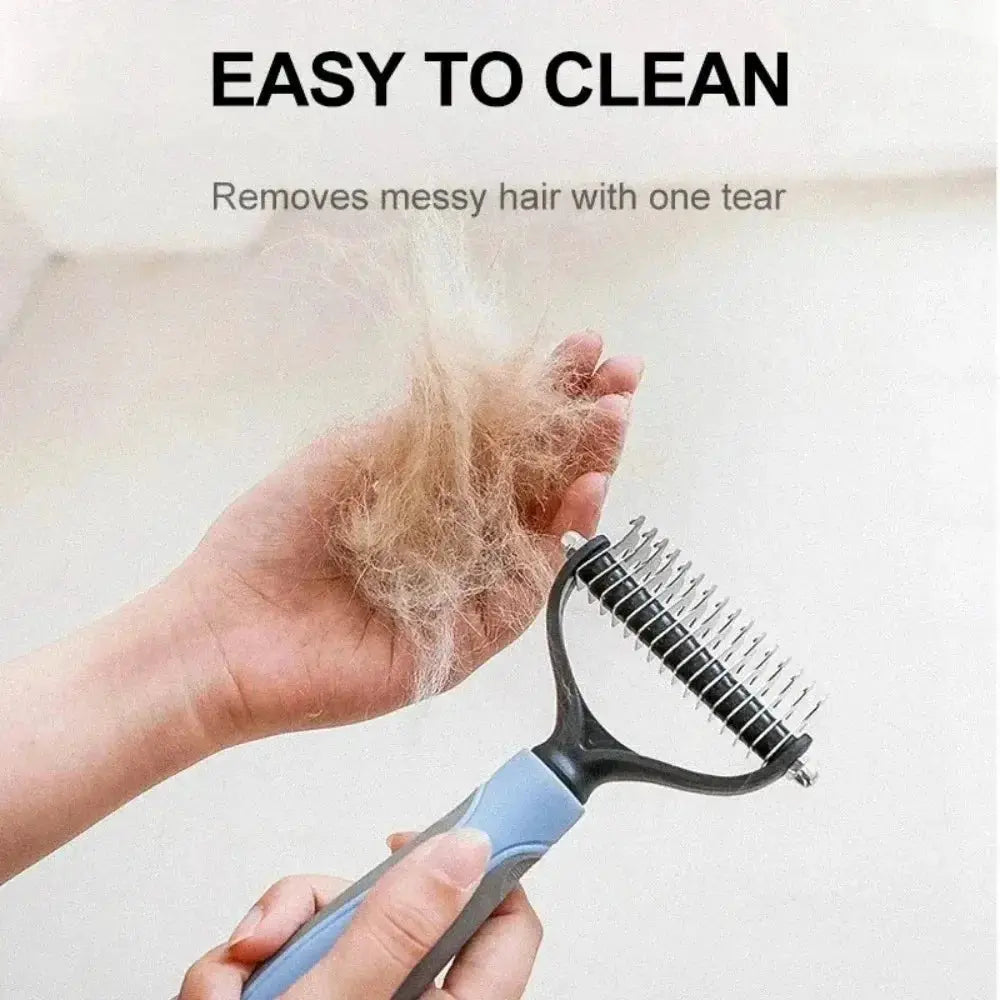 Double Sided Pet Grooming Comb Dogs And Cats Hair Remover Stone's Store