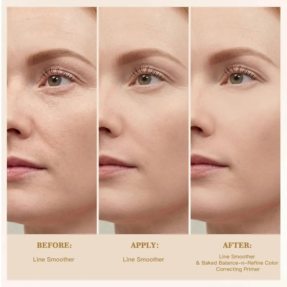 LineLess™ Smoothing Primer 💖 — Blur Wrinkles, Flawless Base Lakerain Makeup Store