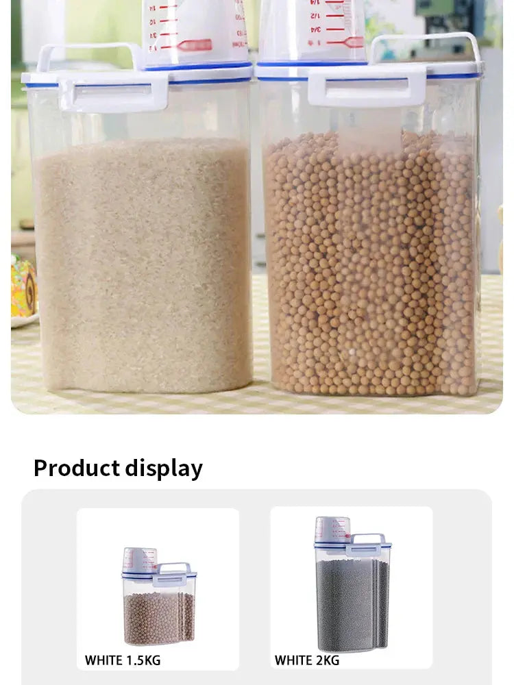 Airtight Pet Food Storage Container – Large-Capacity Kibble Bin Pet Lovely Life Store
