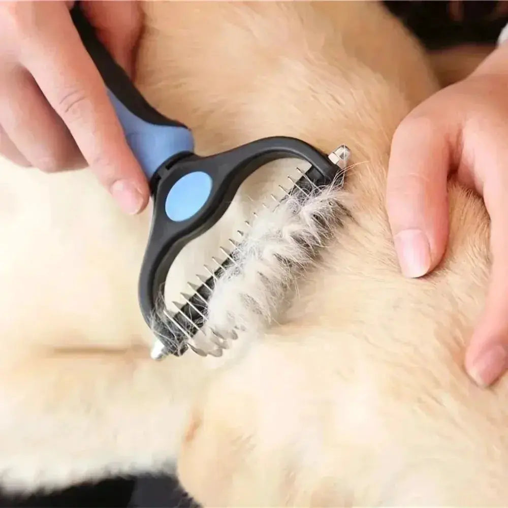 Double Sided Pet Grooming Comb Dogs And Cats Hair Remover Stone's Store