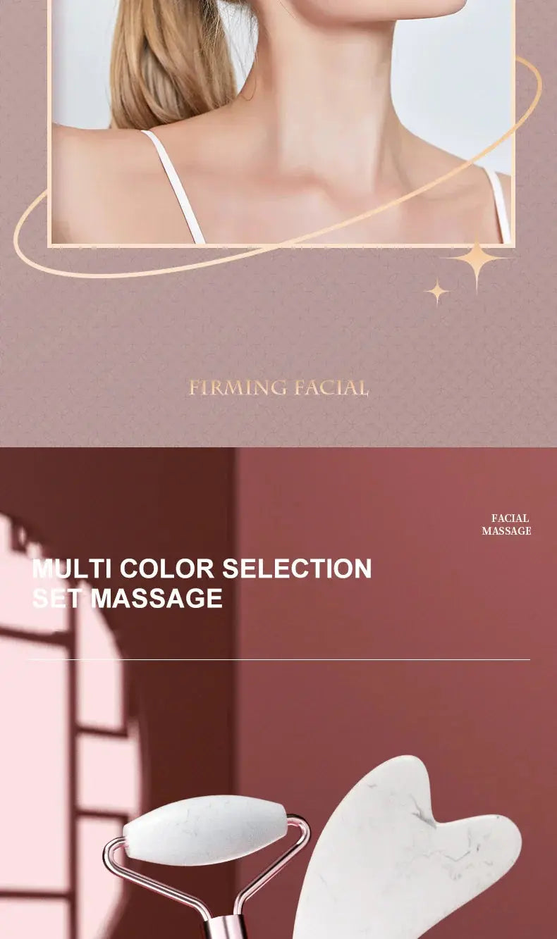 Resin Facial Massage Roller for Face,Neck,Eyes Stone's Store