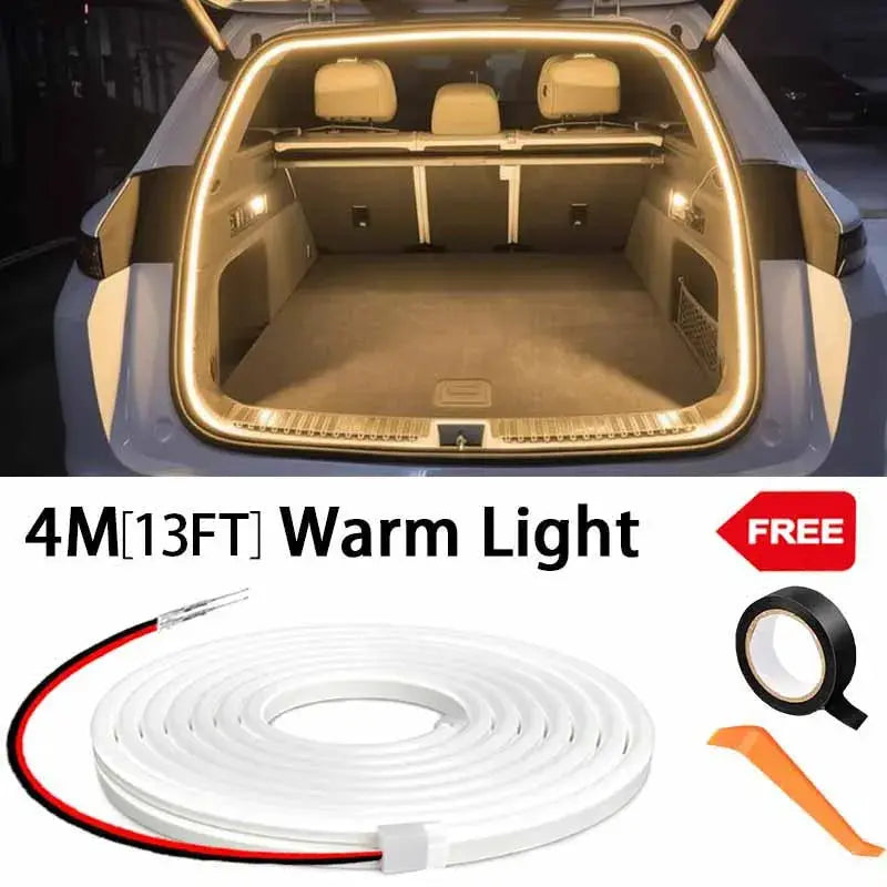 Automatic LED Car Trunk Light Strip for Cargo Area Lighting LUMERIS Store