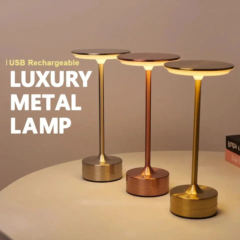 Touch LED Table Lamp – USB Rechargeable Portable Night Light for Bedroom, Hotel, Reading Shop1105024050 Store