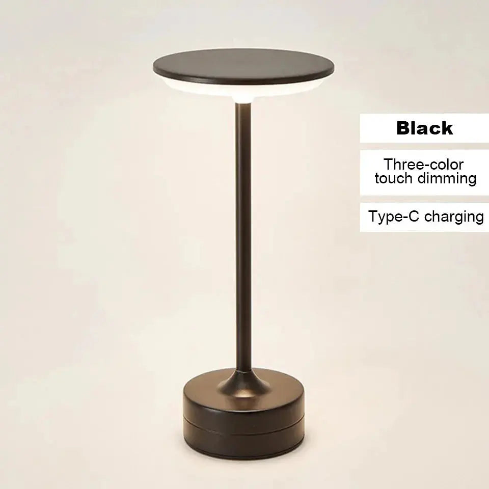 Touch LED Table Lamp – USB Rechargeable Portable Night Light for Bedroom, Hotel, Reading Shop1105024050 Store