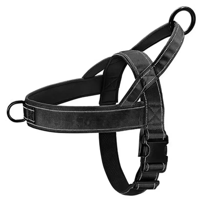 Tactical Anti-Pull Dog Harness - 1000D Nylon Adjustable for Large Dogs Stone's Store