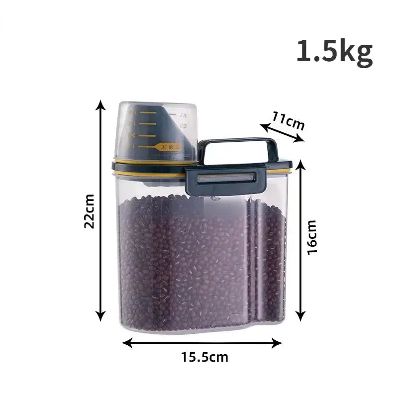 Airtight Pet Food Storage Container – Large-Capacity Kibble Bin Pet Lovely Life Store