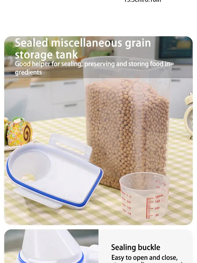 Airtight Pet Food Storage Container – Large-Capacity Kibble Bin Pet Lovely Life Store