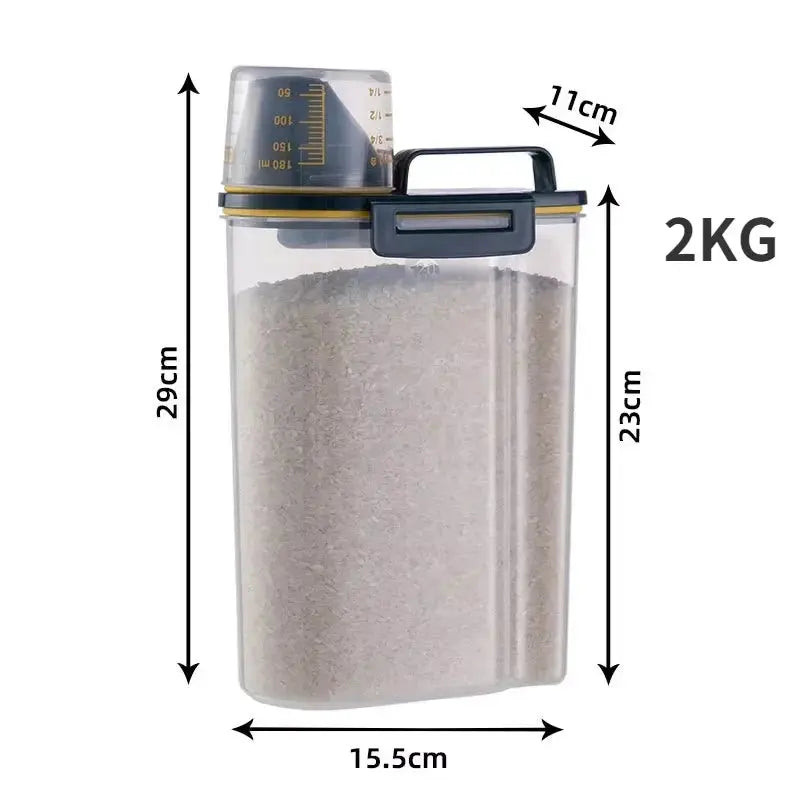 Airtight Pet Food Storage Container – Large-Capacity Kibble Bin Pet Lovely Life Store