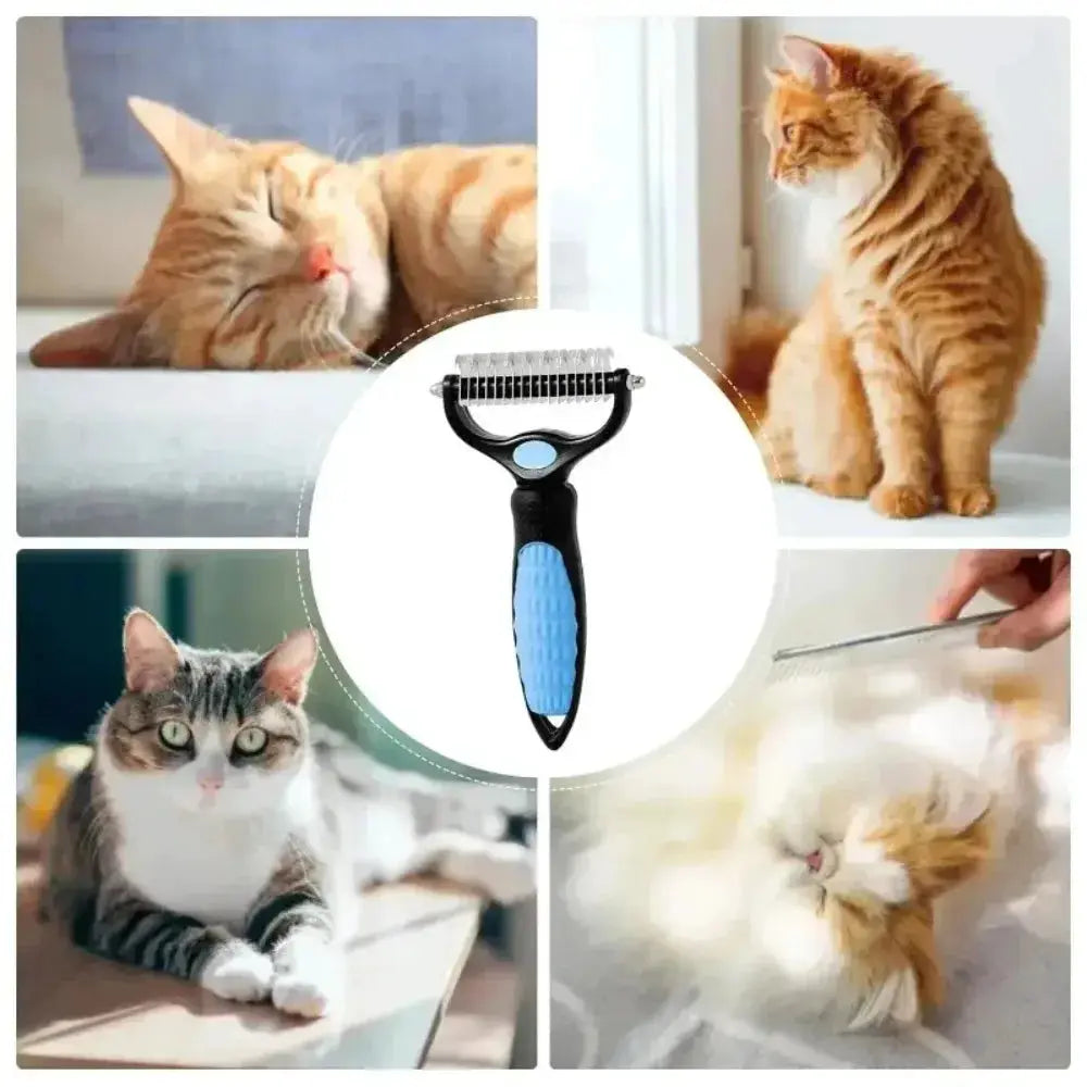 Double Sided Pet Grooming Comb Dogs And Cats Hair Remover Stone's Store