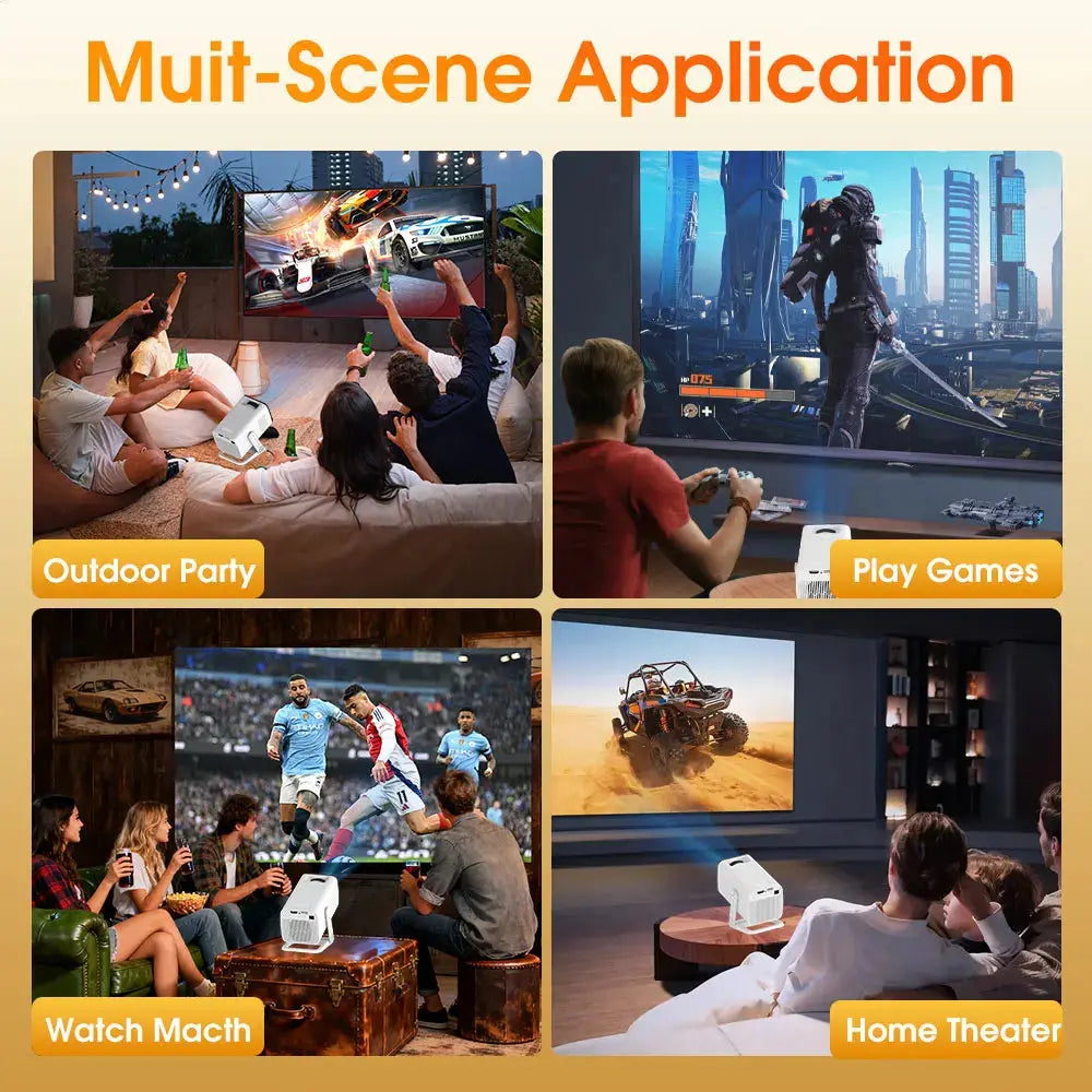 CinePocket™ Mini Projector 🎬✨ — Big-Screen Entertainment Anywhere Kixin Official Store
