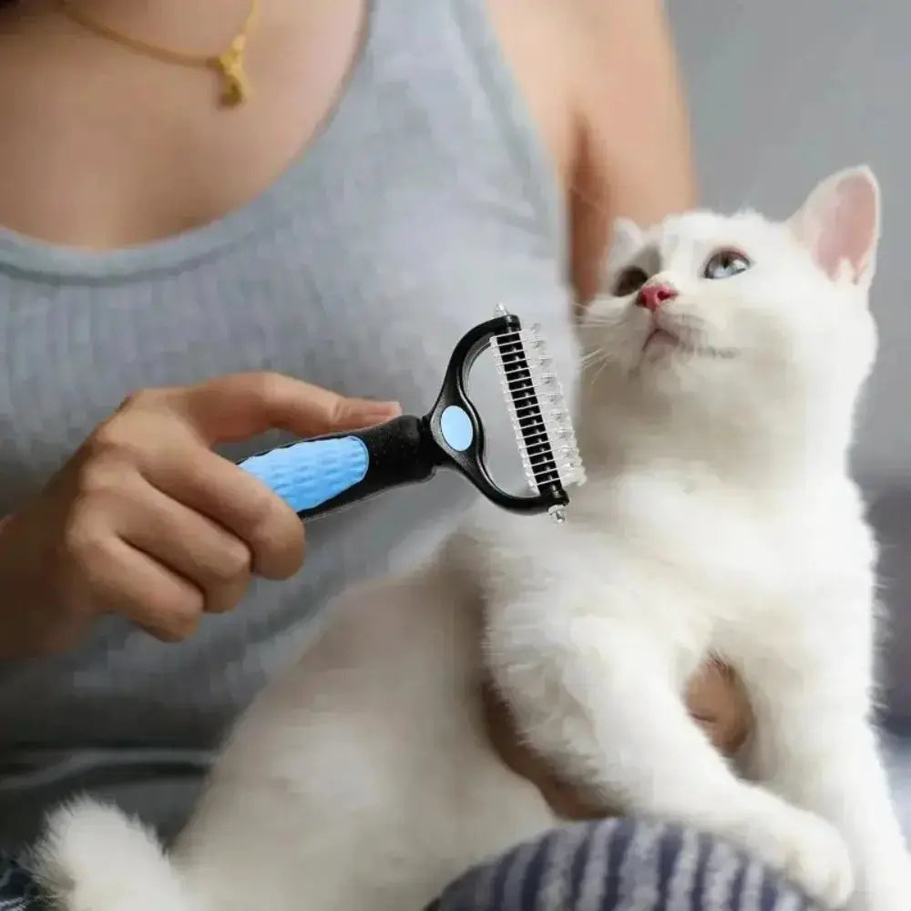 Double Sided Pet Grooming Comb Dogs And Cats Hair Remover Stone's Store