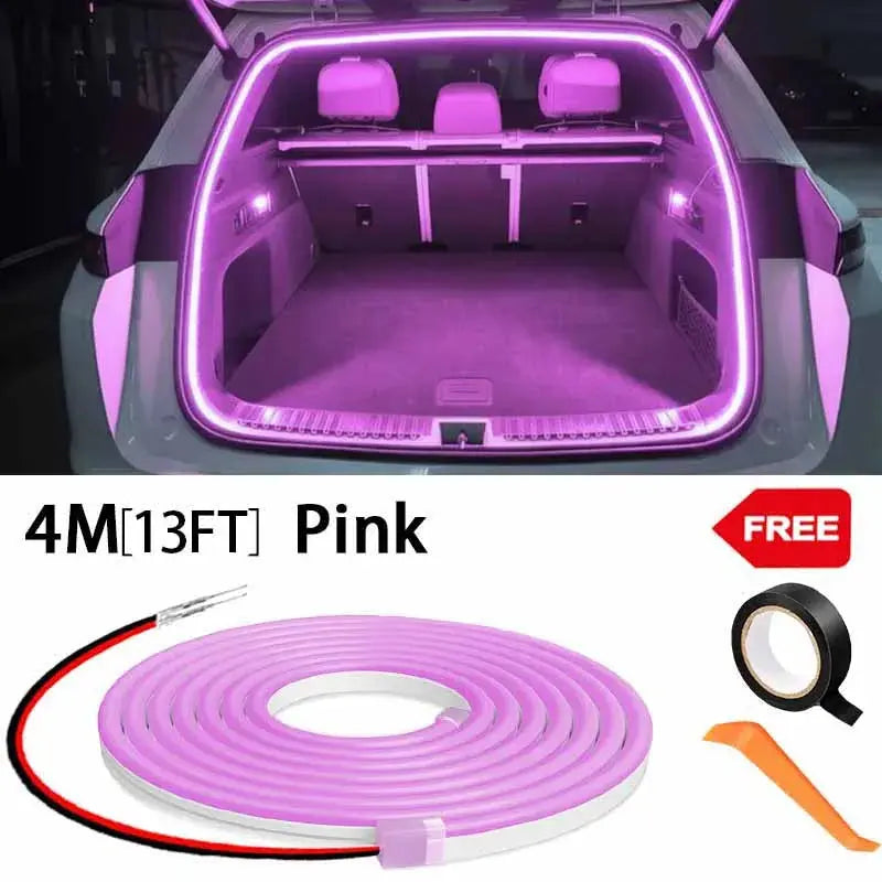 Automatic LED Car Trunk Light Strip for Cargo Area Lighting LUMERIS Store