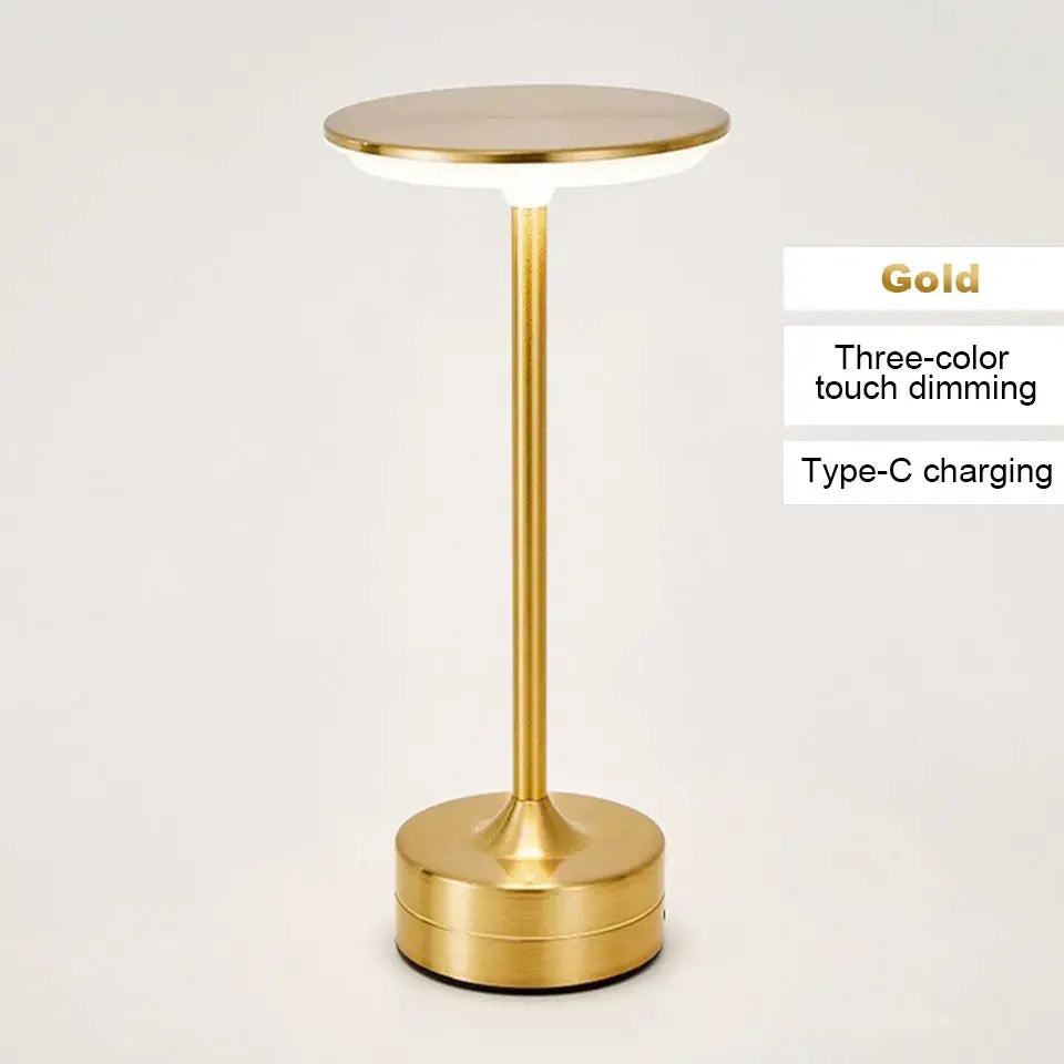 Touch LED Table Lamp – USB Rechargeable Portable Night Light for Bedroom, Hotel, Reading Shop1105024050 Store