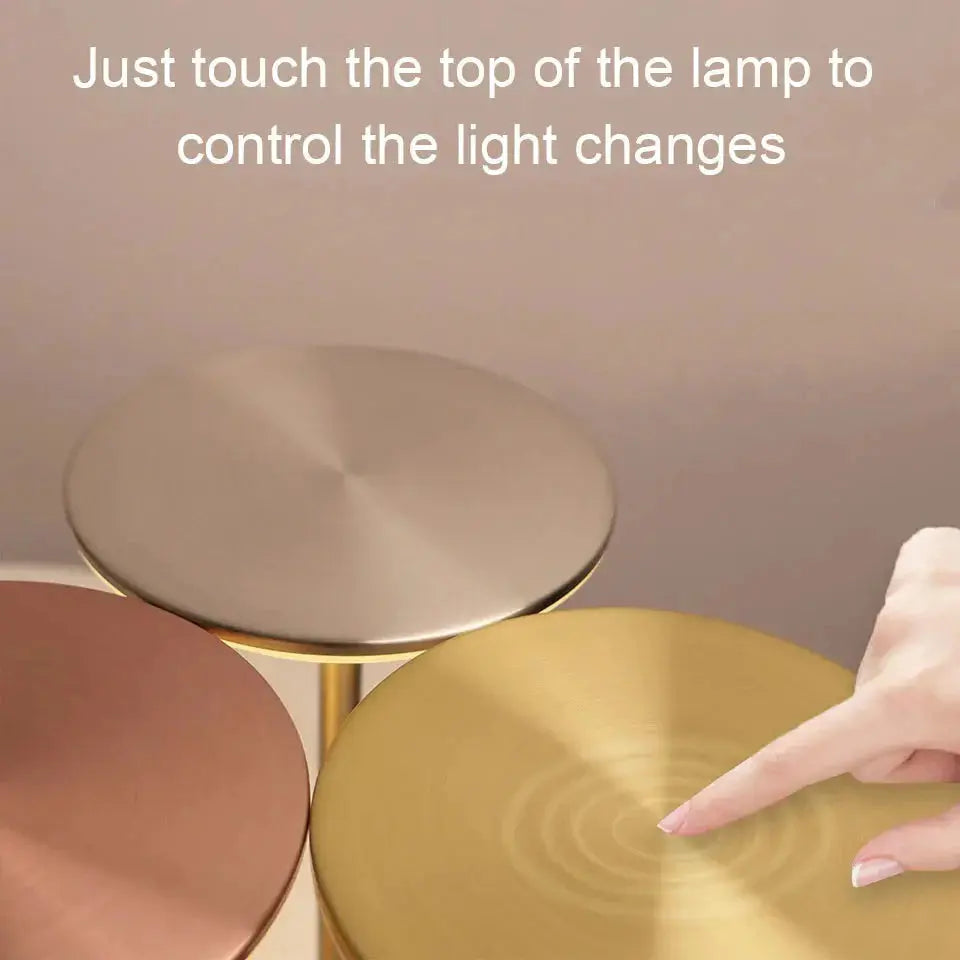 Touch LED Table Lamp – USB Rechargeable Portable Night Light for Bedroom, Hotel, Reading Shop1105024050 Store