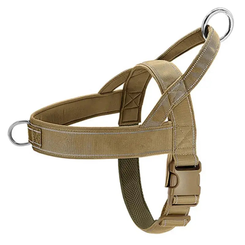 Tactical Anti-Pull Dog Harness - 1000D Nylon Adjustable for Large Dogs Stone's Store