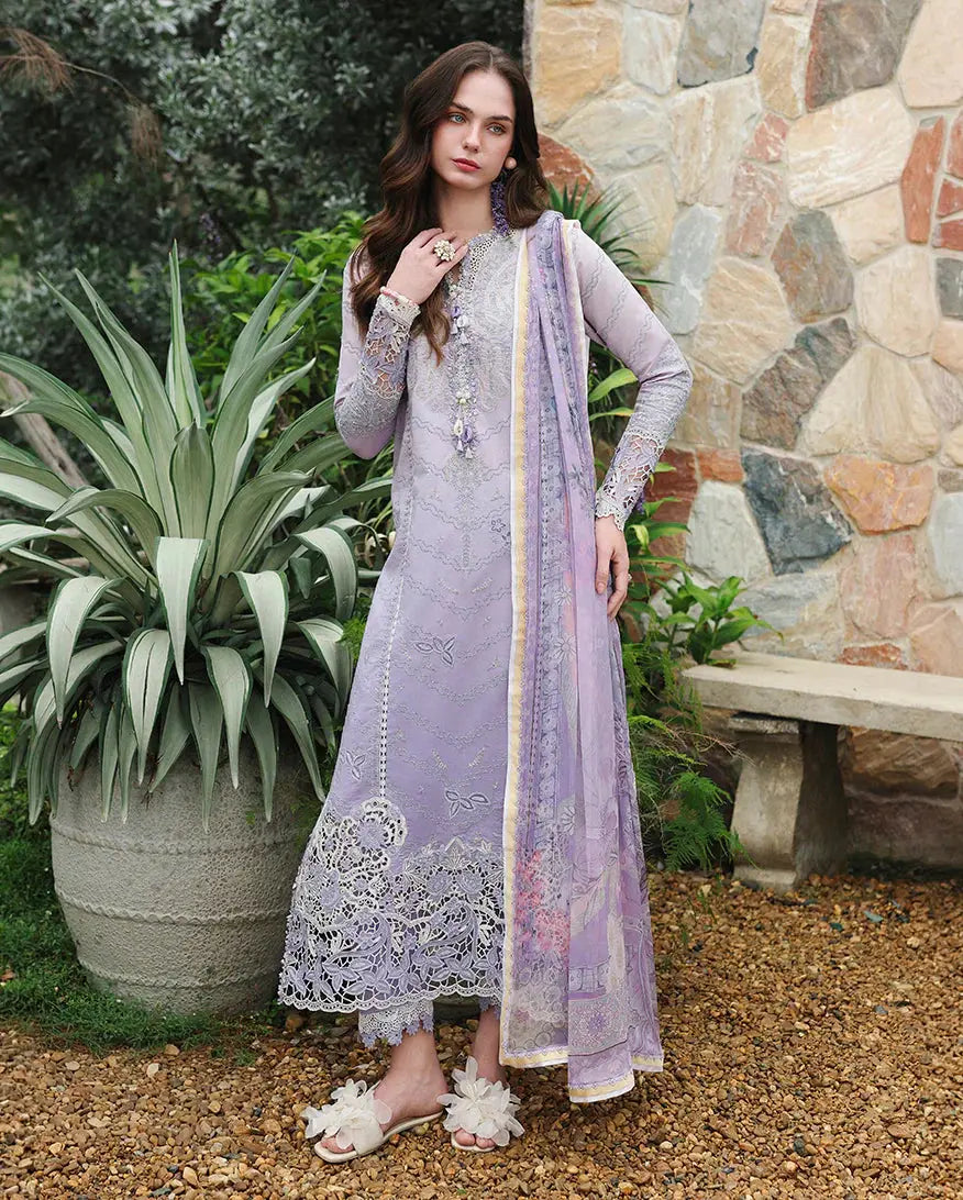 Mushq 3Pc Embroidered Lawn Suit Velvet Ivy Kiivora