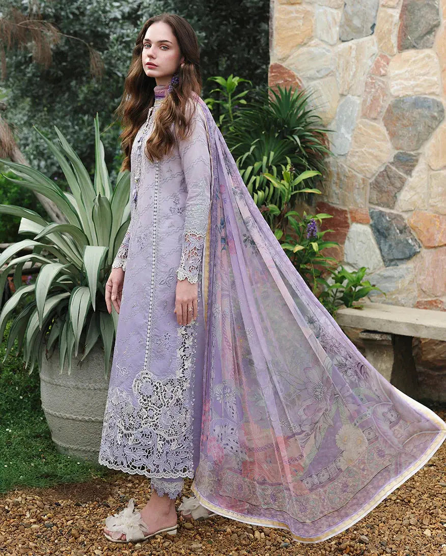 Mushq 3Pc Embroidered Lawn Suit Velvet Ivy Kiivora