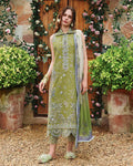 Mushq 3Pc Embroidered Lawn Suit Whispering Ivy Kiivora