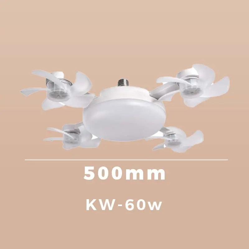 💡 50% DE RÉDUCTION – Ventilateur de Plafond avec Lumière LED – Pales Pliables, Télécommande, 3 Températures – Design Moderne & Économie d’Énergie 🌀 Kiivora
