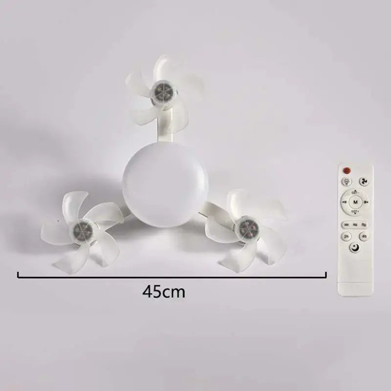 💡 50% DE RÉDUCTION – Ventilateur de Plafond avec Lumière LED – Pales Pliables, Télécommande, 3 Températures – Design Moderne & Économie d’Énergie 🌀 Kiivora