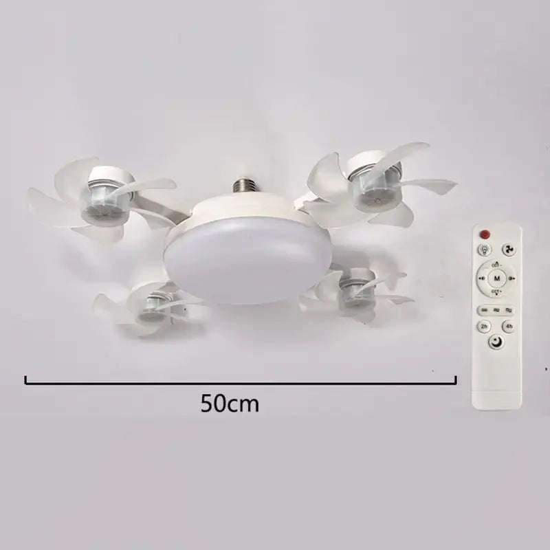 💡 50% DE RÉDUCTION – Ventilateur de Plafond avec Lumière LED – Pales Pliables, Télécommande, 3 Températures – Design Moderne & Économie d’Énergie 🌀 Kiivora